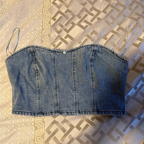 Windsor Tops - Windsor Light Blue Denim Top